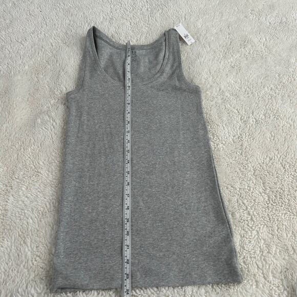 NWT Womens Gap Modal Tank in Grey Sz Small Layering Basic Soft Clean Girl Core - Picture 4 of 6